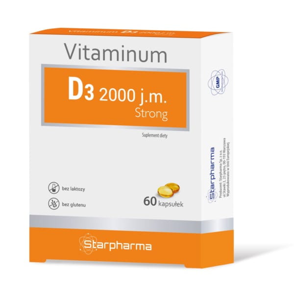 Vitaminum D3 2000 IU strong 30 k STARPHARMA