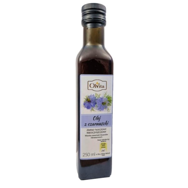 Huile de cumin noir pressée à froid 250ml OLVITA