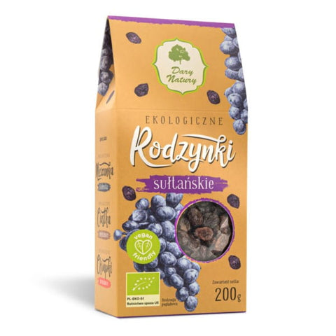 Bio Sultan Rosinen 200 g GESCHENKE DER NATUR