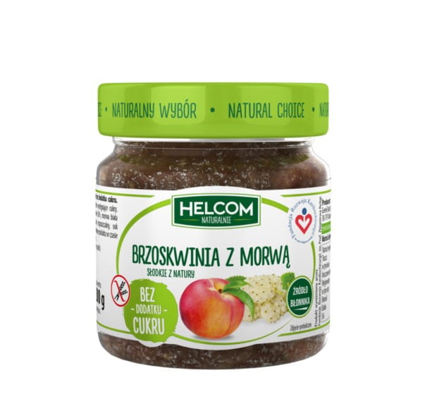 Helcom Fruchtpaste Pfirsich mit Maulbeere 200g HELCOM