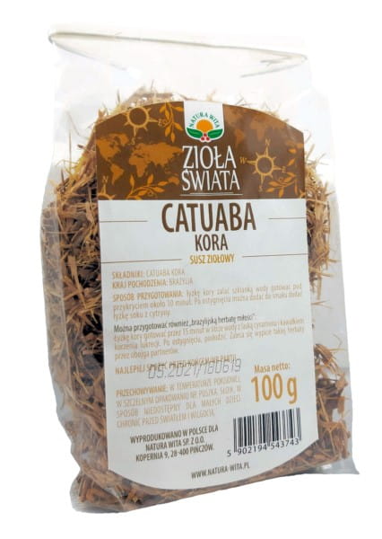 Catuaba bark dried herbs 100g WELCOME NATURE