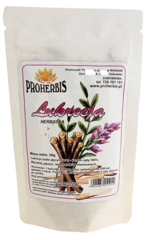 Licorice root cut 50 g resistance PROHERBIS