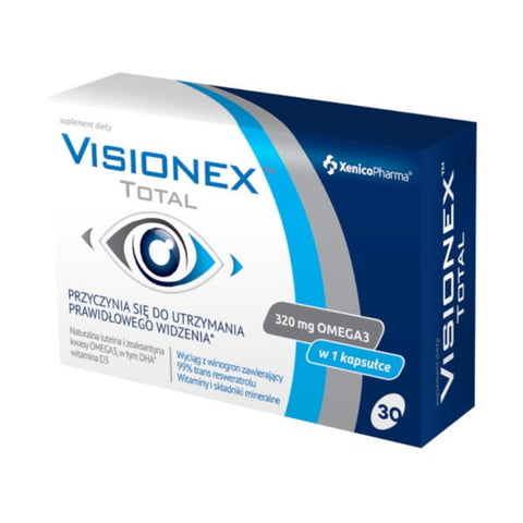 Visionex total 30 gélules Améliore la vision XENICOPHARMA