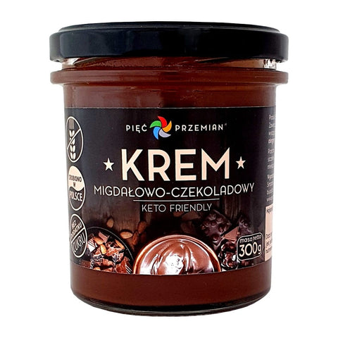 Crème Keto aux amandes et au chocolat 300g CINQ CHANGEMENTS