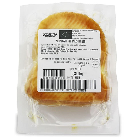 Fromage Scamorza affumicata fumé BIO 03,8 kg - CA'VERDE