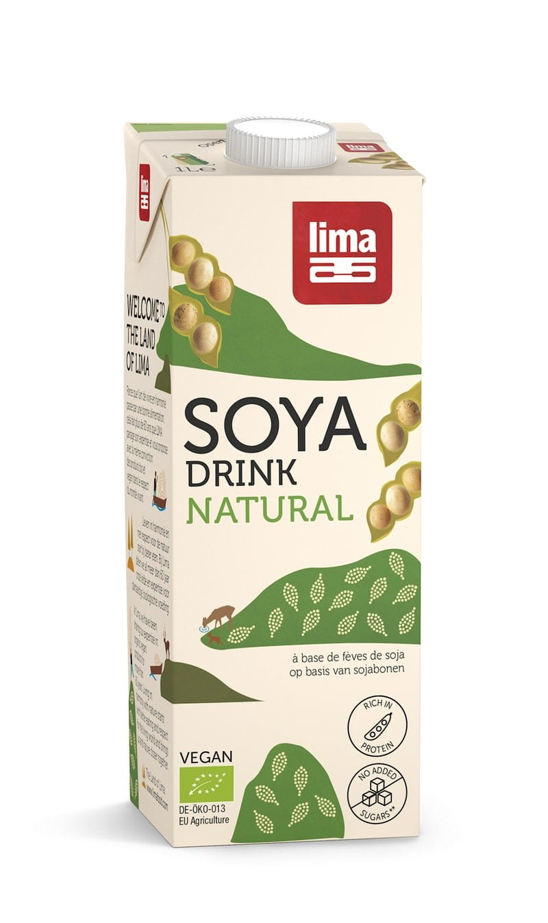 Verkauf glutenfreies Sojagetränk BIO 1000 ml - LIMA