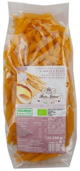 Pasta (Corn - Rice) Penne gluten free BIO 250 g - NATURE PASTA