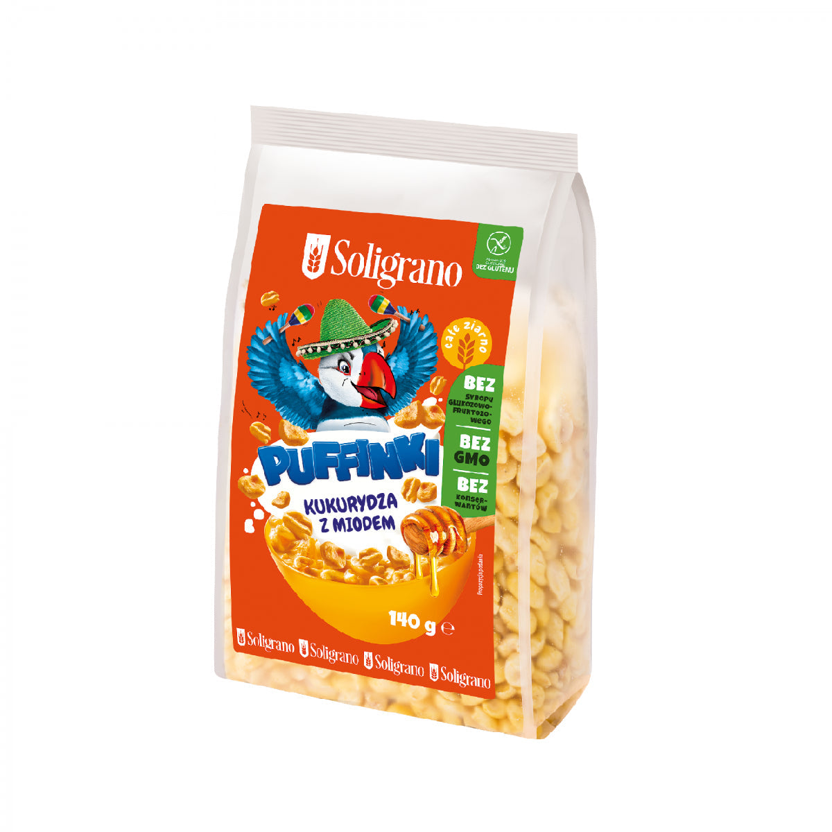 Papageientaucher mit Honig 140 g - SOLIGRANO