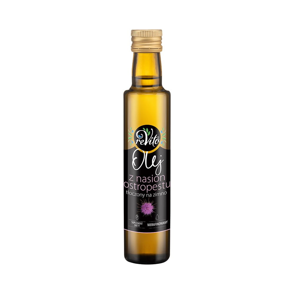 Cold-pressed milk thistle oil 250 ml - REVITO