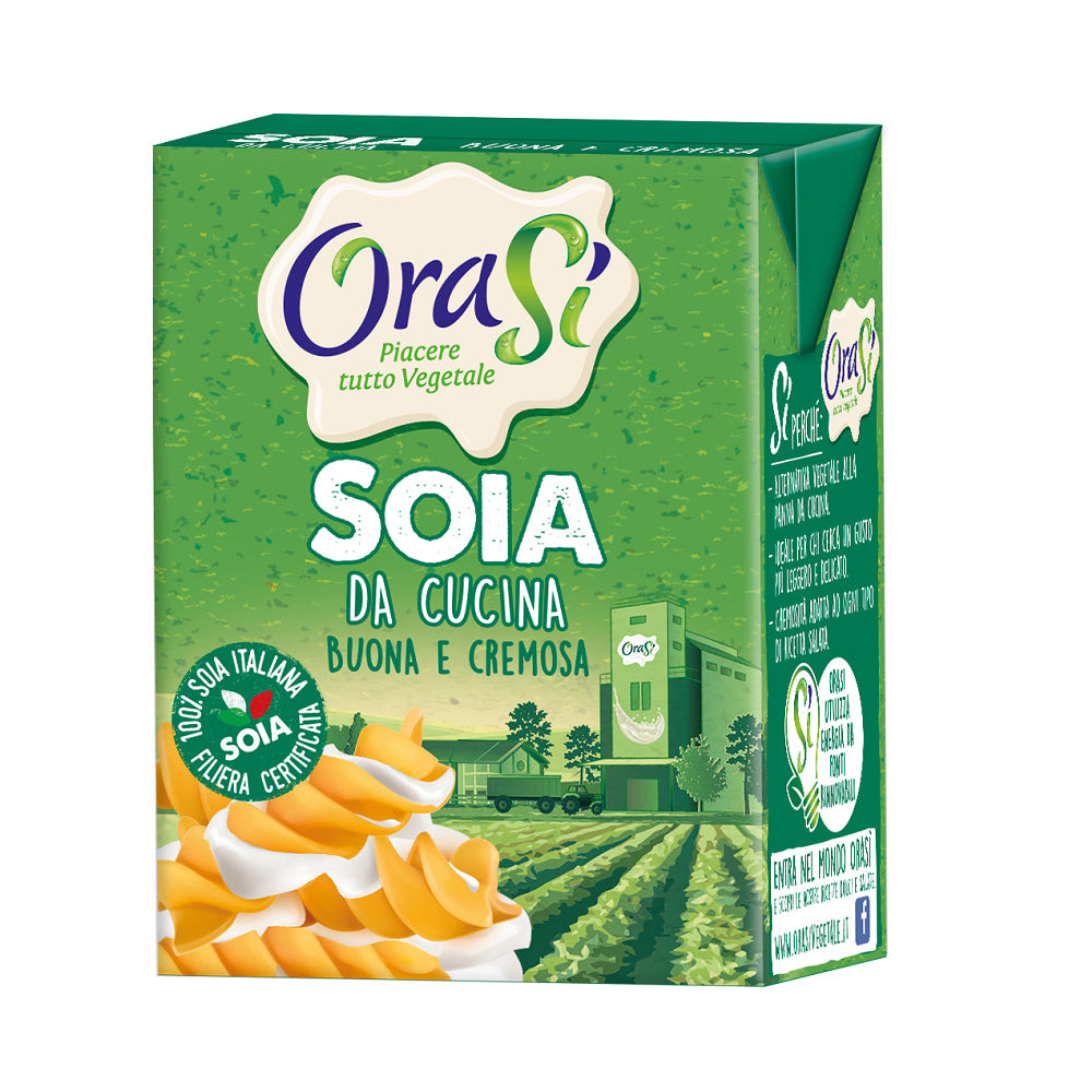 Crème de soja pour la cuisson 200 ml - ORASI