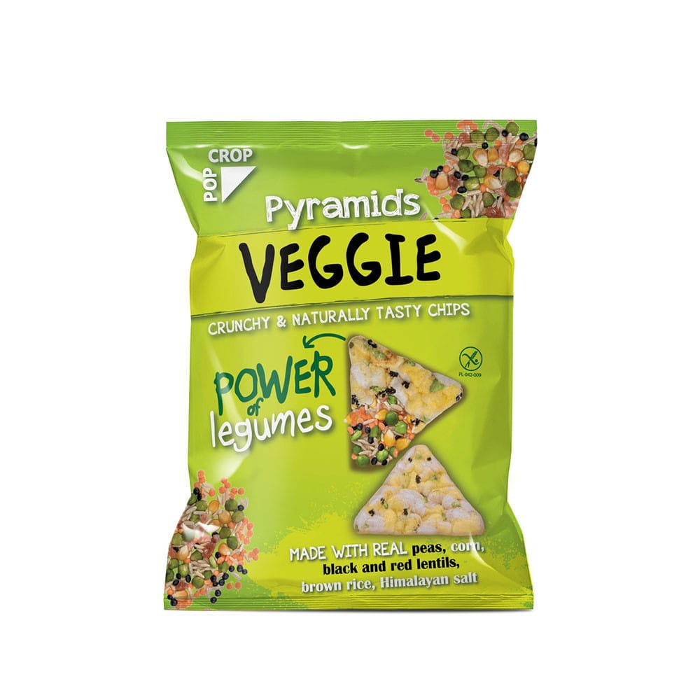 Gluten Free Veggie Pyramids 25 g - POPCROP