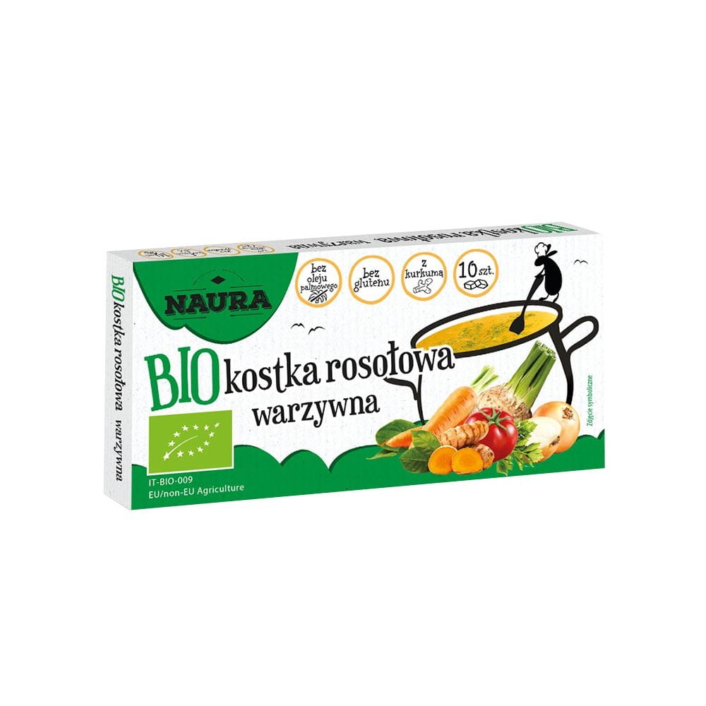 Cubes de bouillon de légumes BIO 100 g - NAURA