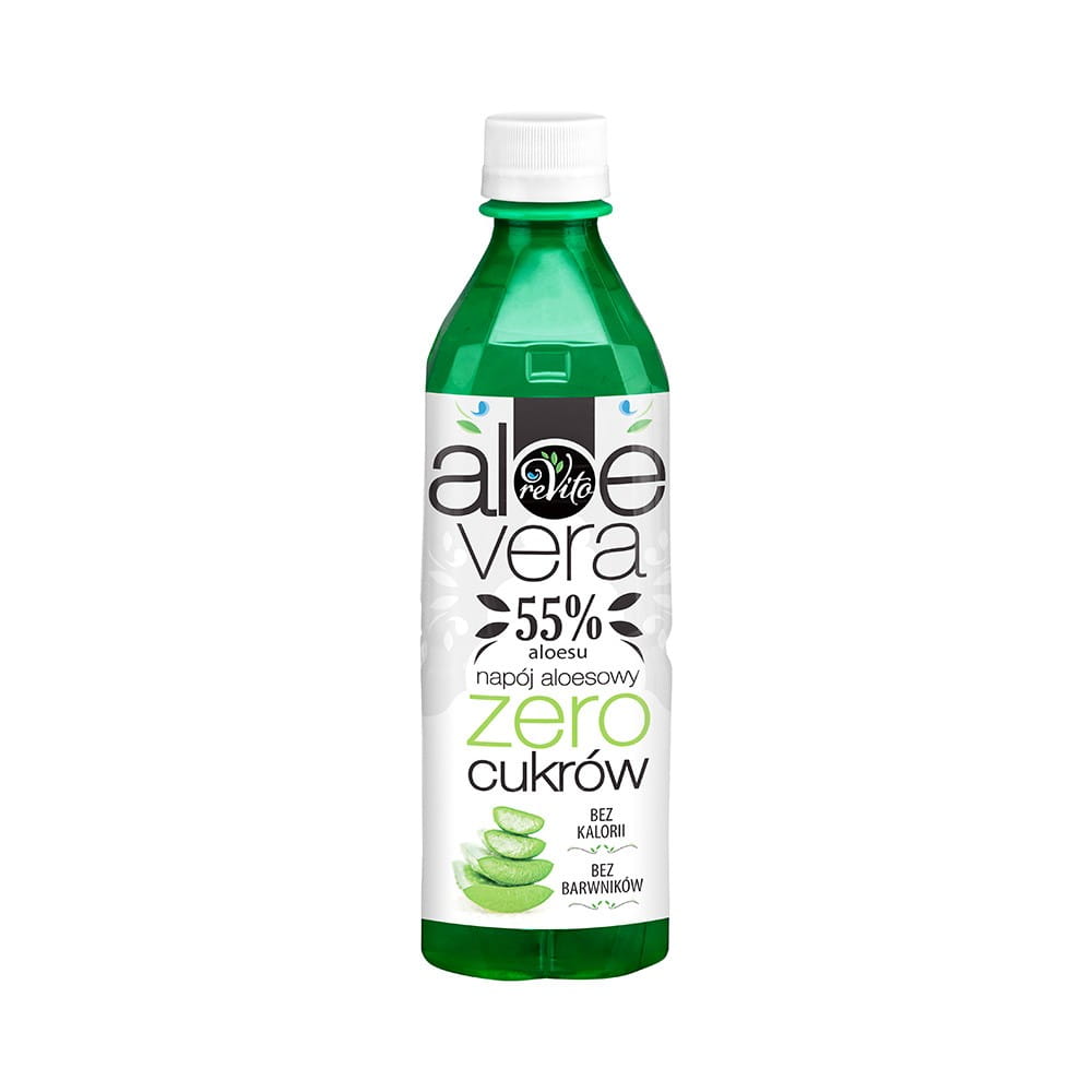 Boisson Aloe Vera sans sucre 500 ml - REVITO