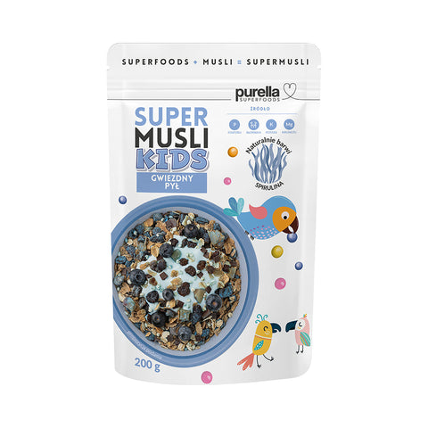 Supermusli Enfants Stardust 200 g - PURELLA SUPERFOODS