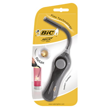 BIC Megalighter U140 Relax Feuerzeug Blister mit 1 Stück