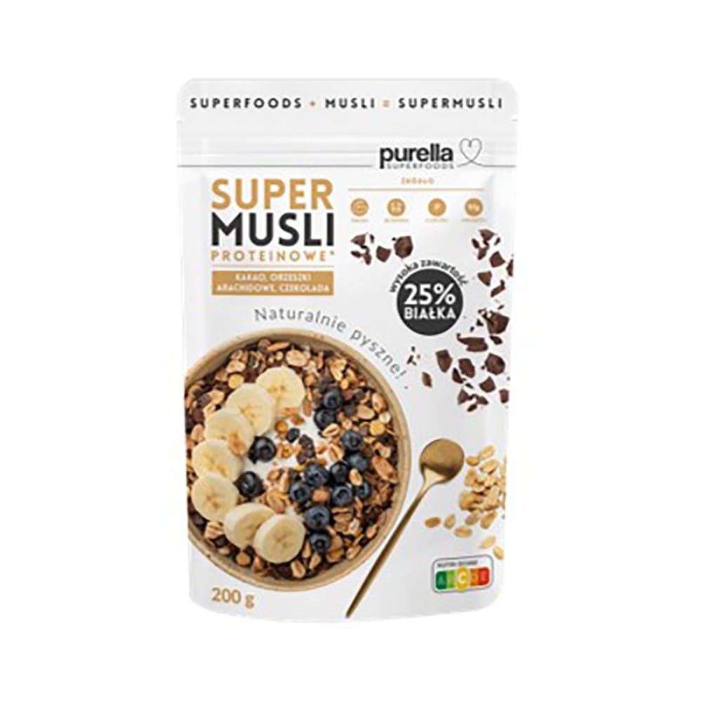 Super Muesli Protein 200 g - PURELLA SUPERFOODS