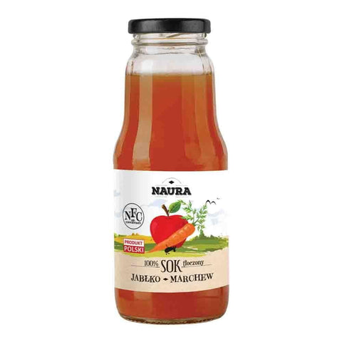 Apple - carrot juice 300 ml - NAURA