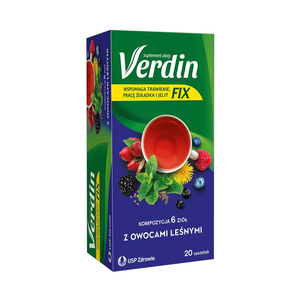 Herbs with wild berries 20 bags - VERDIN FIX 