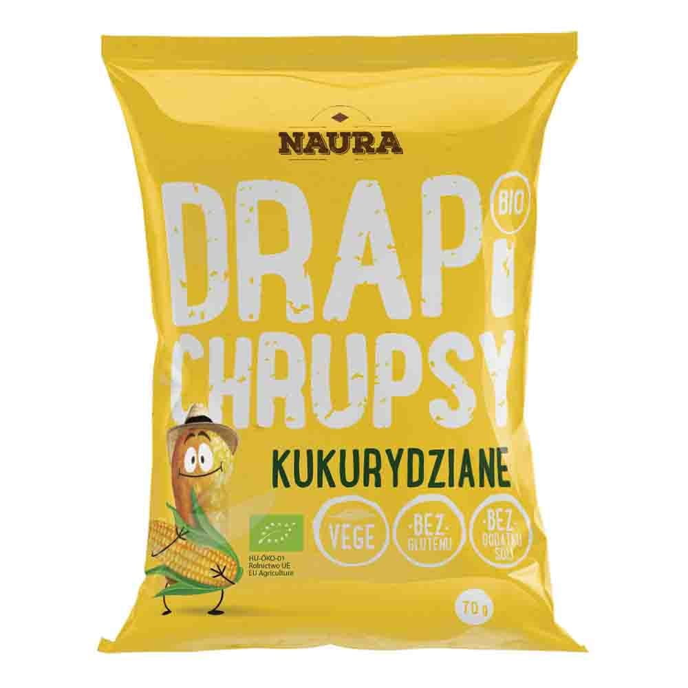 Natural corn chips BIO 70 g - NAURA