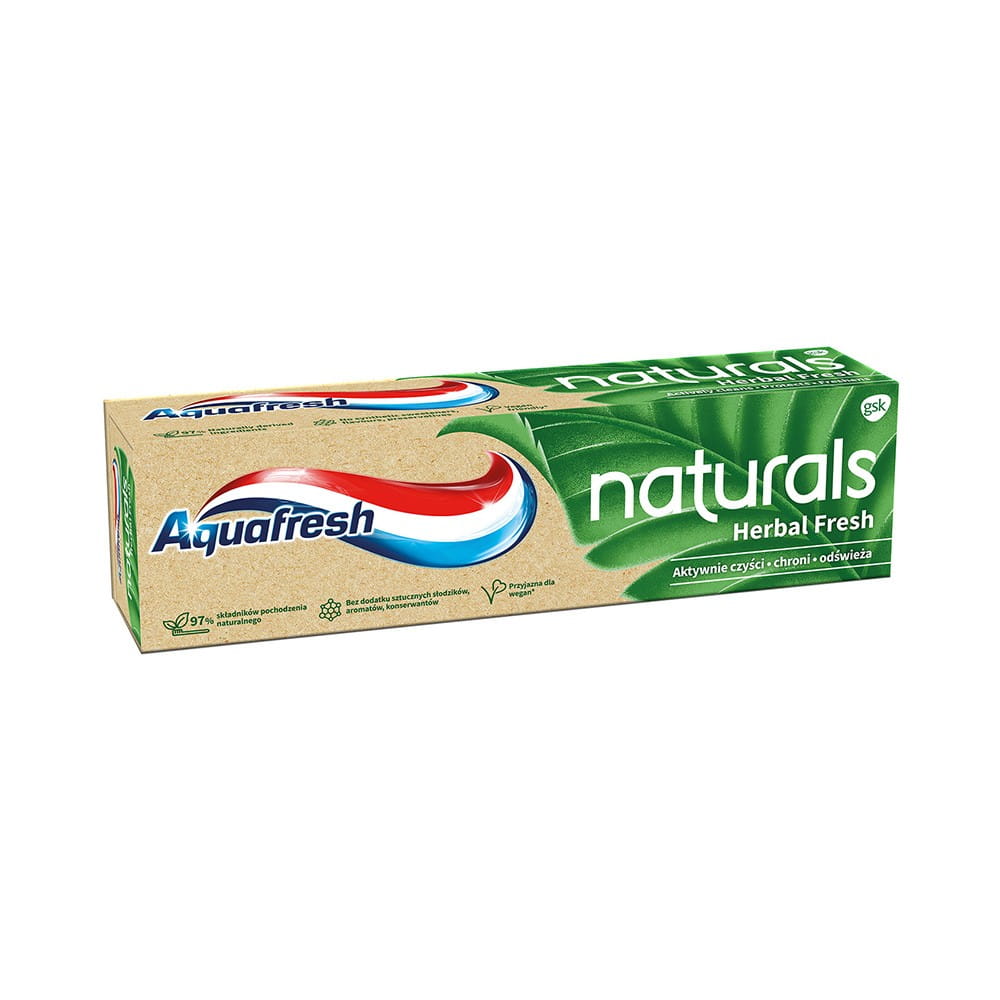 Naturals Herbal Fresh Dentifrice 75 ml - AQUAFRESH