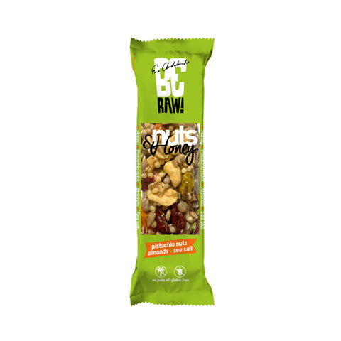 Bar Nuts Honey Pistachio 30g - BERAW