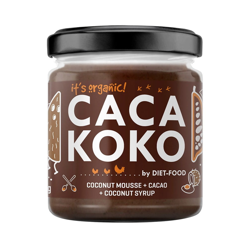 Coconut cream with cocoa cacakoko BIO 200 g - DIETFOOD