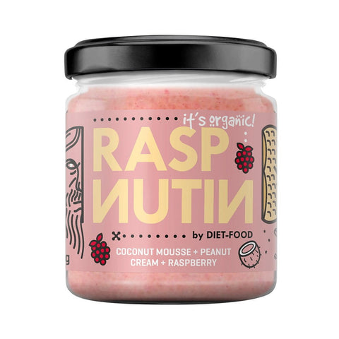 Hazelnut cream with raspberries Raspberry BIO 200 g - DIETFOOD