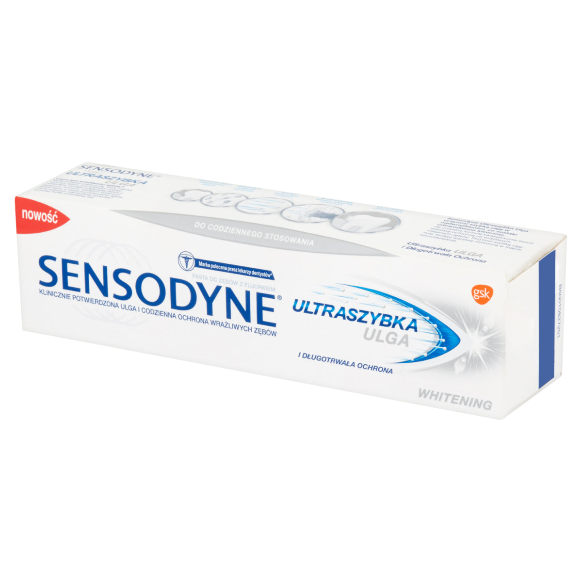 Dentifrice ultra-rapide blanchiment soulagement 75 ml - GSK