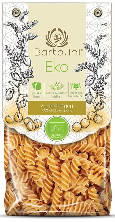 Pasta (Kichererbsen) BIO Twist 250 g - BARTOLINI