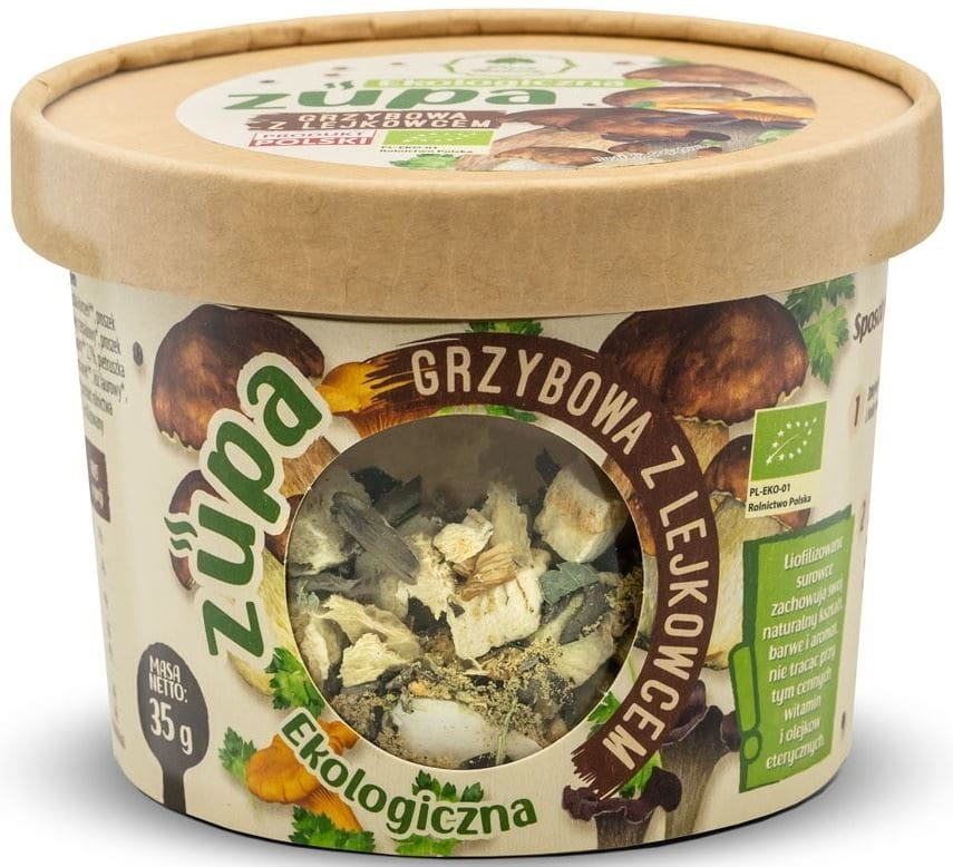 MUSHROOM SOUP WITH WOODSTORM LYOPHILIZED ORGANIC 35 g - GIFTS OF NATURE