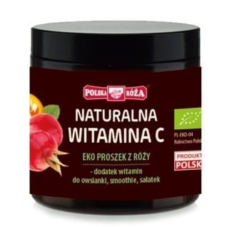 ROSENPULVER BIO (NATÜRLICHES VITAMIN C) 55 g - POLNISCHE ROSE