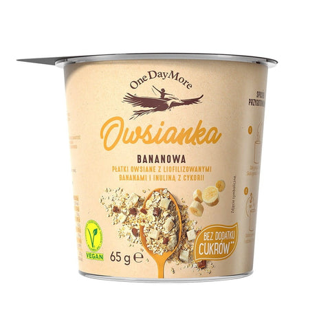 Banana puree with no added sugar 65 g