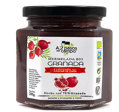 CONFITURE DE GRENADE BIO SANS GLUTEN 200 g (POT) - A2 PASOS DEL CAMPO