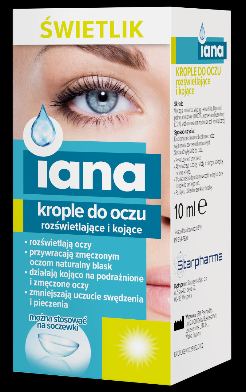 IANA SKYLIGHT eye drops illuminating and soothing 10ml STARPHARMA