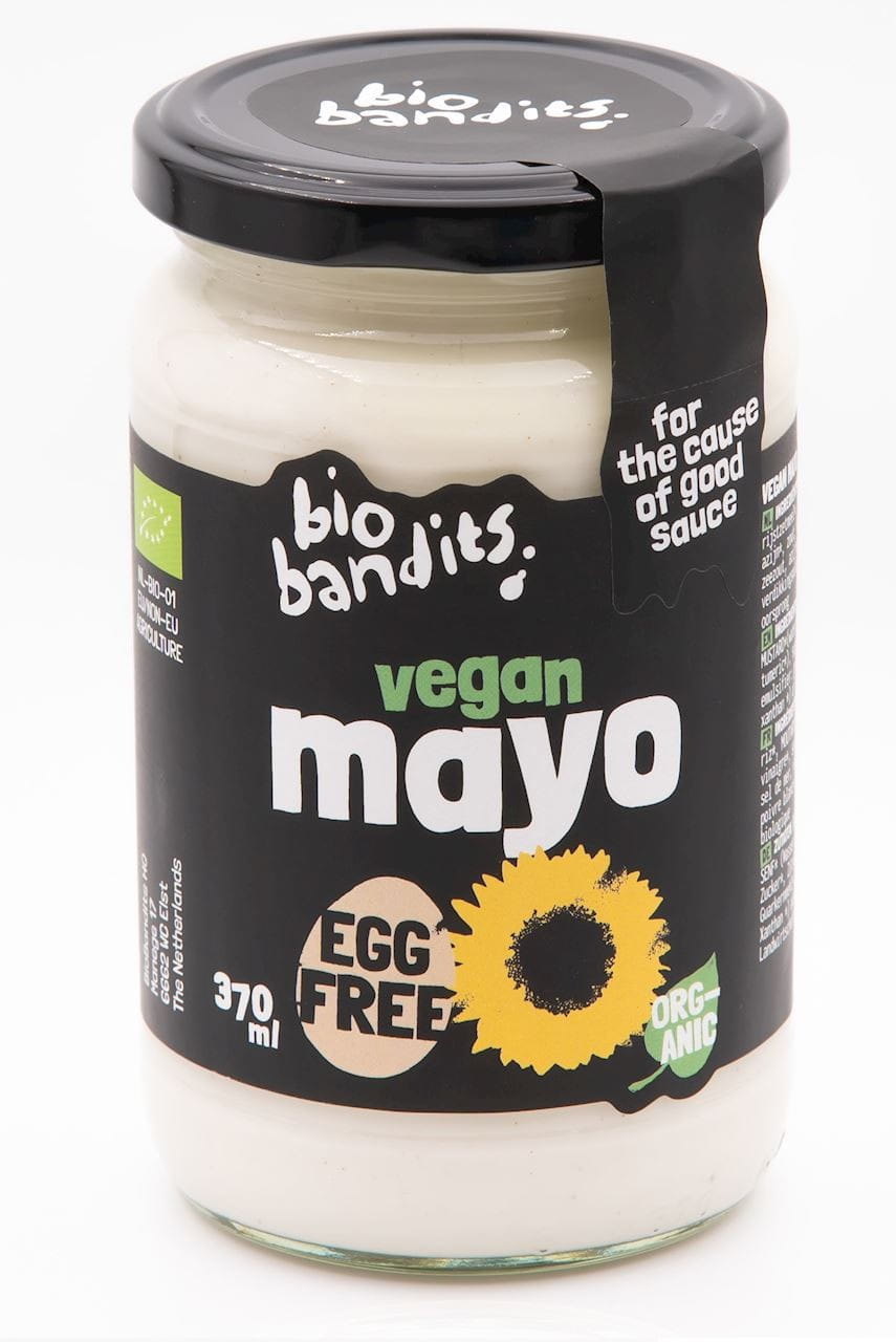 Egg mayonnaise WITH NO SUGAR ORGANIC 370 ml - ORGANIC BANDITS