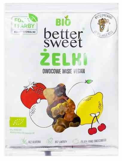 Meilleures gommes aux fruits sucrés Vegan BIO 80g