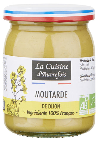 MOUTARDE DE DIJON BIO 215 g - LA CUISINE D AUTREFOIS