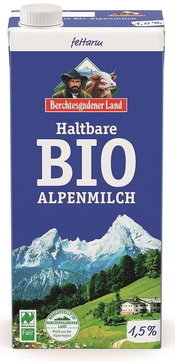 LAIT UHT (min.1.5% M.G.) BIO 1 L - BERCHTESGADENER LAND