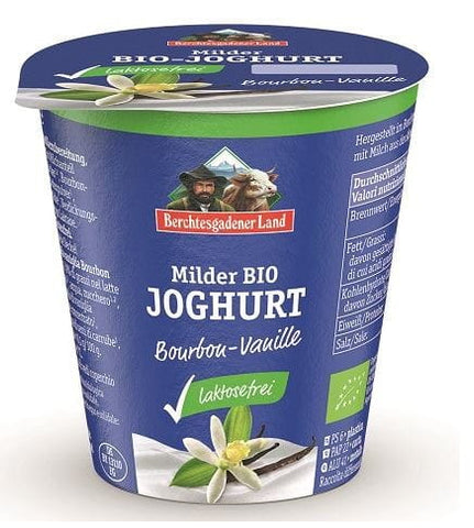 LAKTOSE REDUZIERTER VANILLE JOGHURT (3,9 % FETT IN MILCH) BIO GLUTENFREI 150 g - BERCHTESGADENER LAND