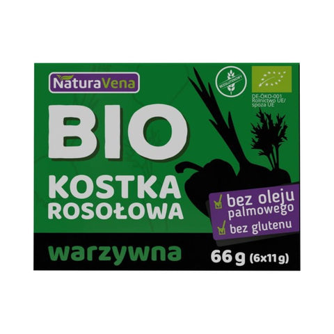 Cubes de bouillon de légumes 66 g bio - NaturAvena