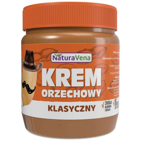 Klassische Nusscreme 100% ohne Salz und Zucker 340 g - NaturAvena