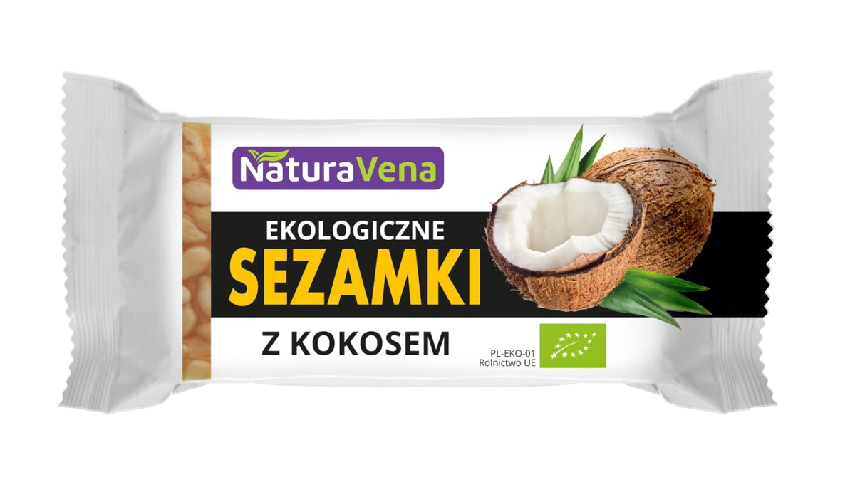 Gousses de sésame à la noix de coco 27 ​​g Bio NATURAVENA