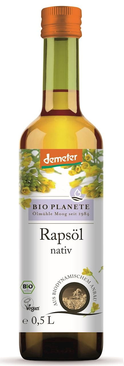 COLD PRESSED RAPESEED OIL DEMETER BIO 500 ml - BIO PLANETE