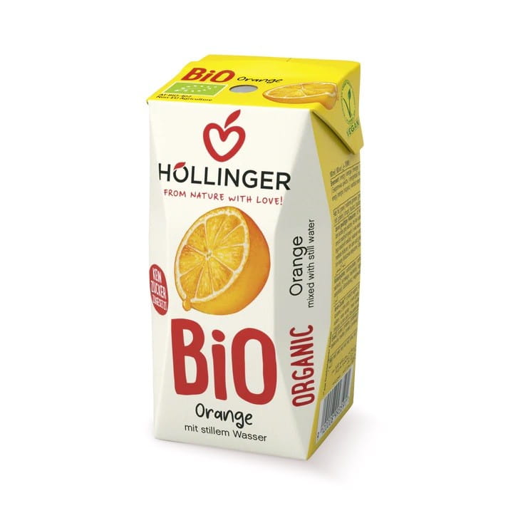 ORANGE NECTAR WITH NO ADDED SUGAR ORGANIC 200 ml - HOLLINGER