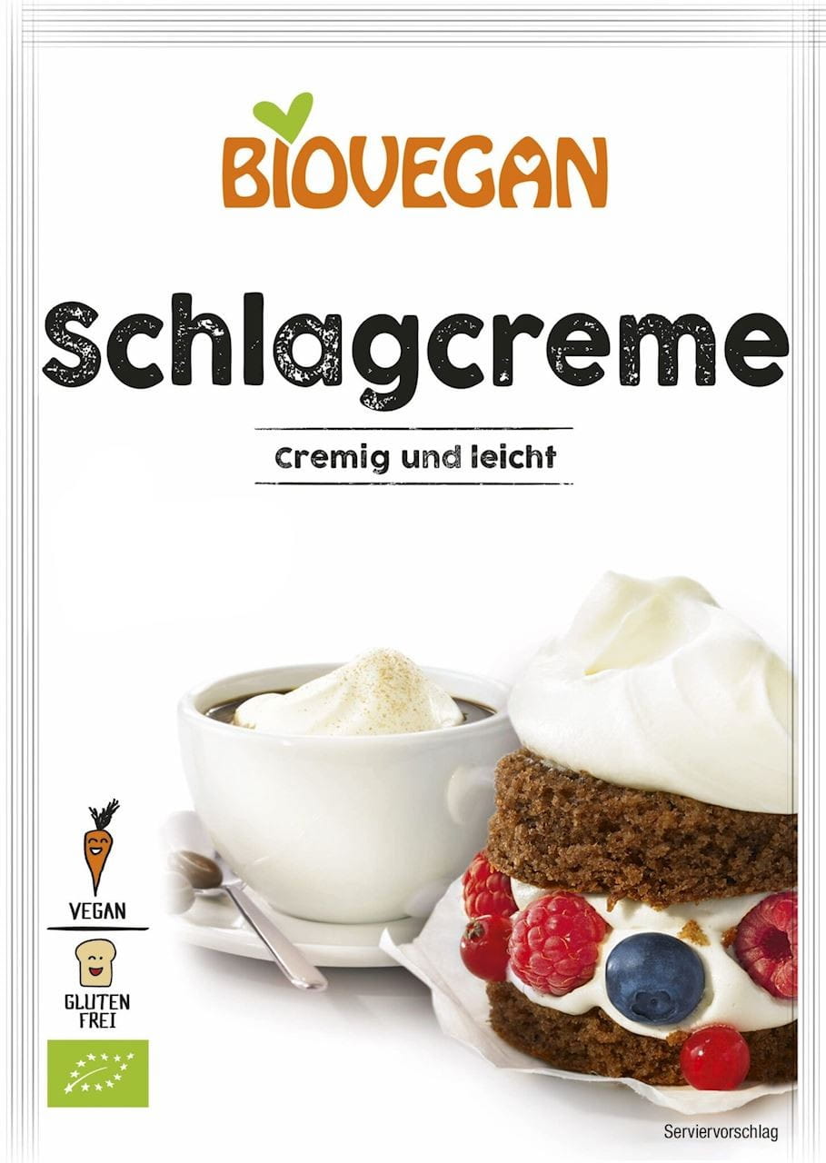 WEISSER CREMEPULVER-ERSATZ VEGAN GLUTENFREI BIO 54 g - BIOVEGAN