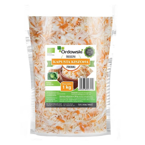 Sauerkraut BIO 1 kg (Doypack) - ORDOWSKI