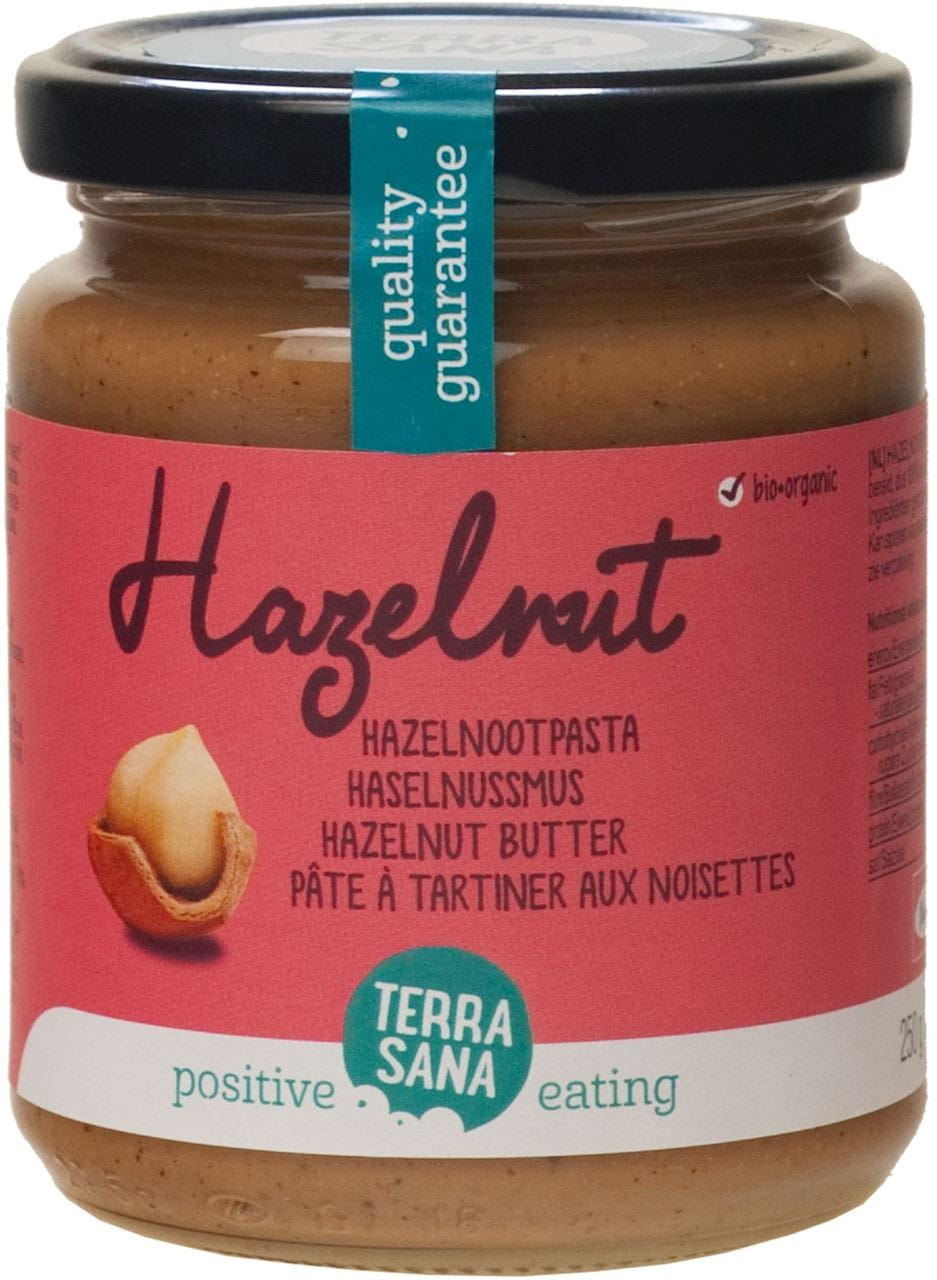 Creme aus gerösteten Haselnüssen BIO 250 g - TERRASANA