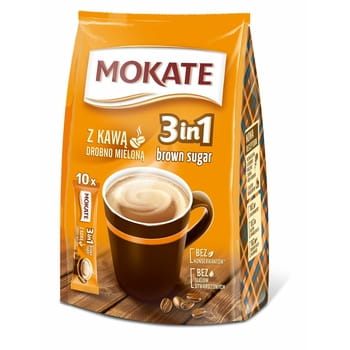 Instantkaffee 3in1 Brown Sugar Mokate 10x17g