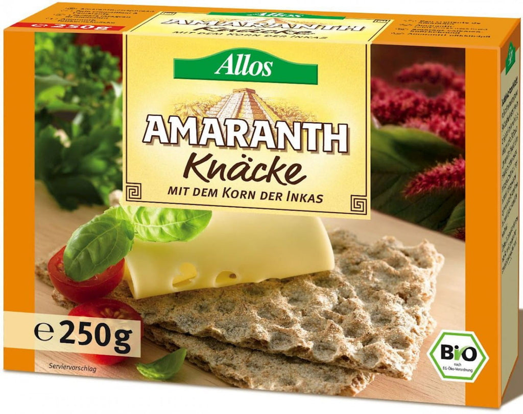 BIO Amaranth Knäckebrot 250 g - ALLOS – Biolaboratorium