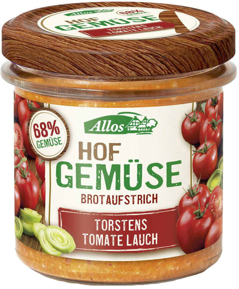 Gemüsepaste mit Tomaten und Lauch BIO 135 g - ALLOS